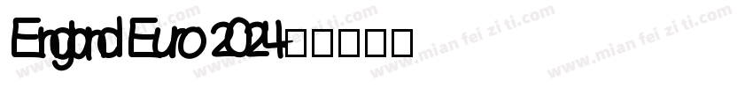 England Euro 2024字体转换